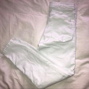 White Topshop Jamie Jeans